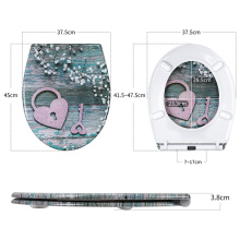 FanMitrk Duroplast Woilet Seat Soft Fermer Frot Frack Release Top Fixage (Calide)